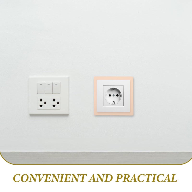 غطايا مفتاح ضوء ذهبي كبير الحجم ديكور لوحة حائط مفردة - Image 4