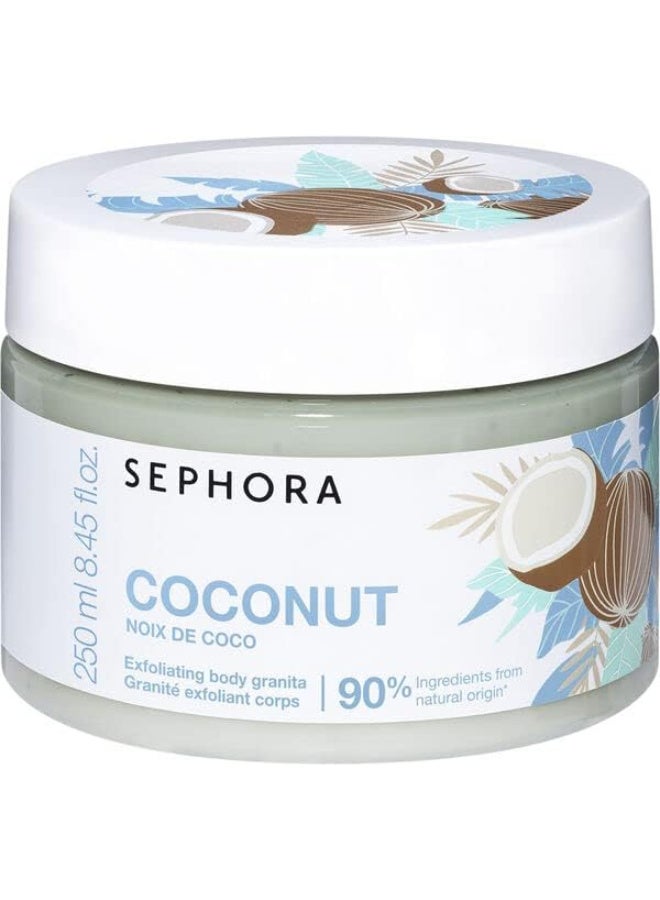 مقشر للجسم بجزيئات جوز الهند 250 مل من سيفورا – يحتوي على 90% المكونات الطبيعية الأصلية أنثى