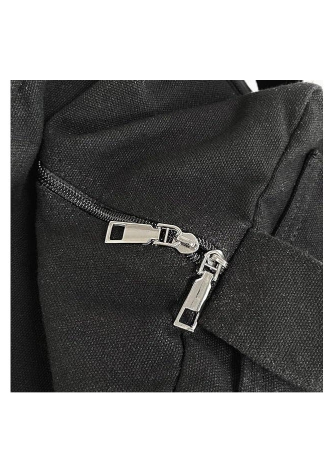 JQWSVE Canvas Shoulder Bag - Image 4