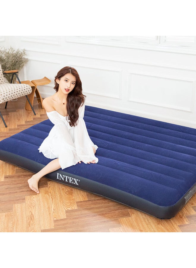 Intex Double Extra Large Air Mattress Car Inflatable Bed Outdoor Camping Sleeping Pad 137cm Wide 64758n - Image 2