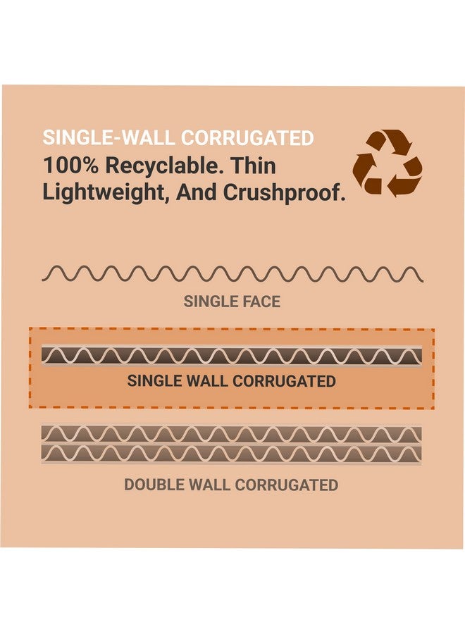 Aviditi Shipping Boxes Small 3L X 3W X 18H 25Pack Corrugated Cardboard Box For Packing Moving And Storage 3X3X18 3318 - Image 4