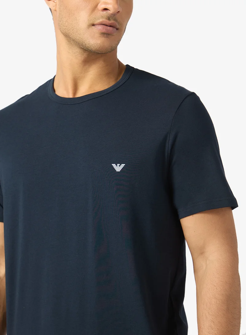 Emporio Armani  2 Pack Of Logo T-Shirt for Men | Best Price UAE