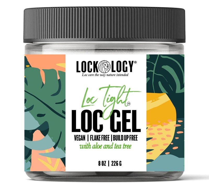 Lockology Gel for Loc Retwist, Organic Aloe & Tea Tree, No Build Up or Residue, All Natural & Made In The USA, Best for Dreadlocks Hair Care, Hair Styling Gel, Afro-Textured Hair, Gel, 16 oz - Image 1