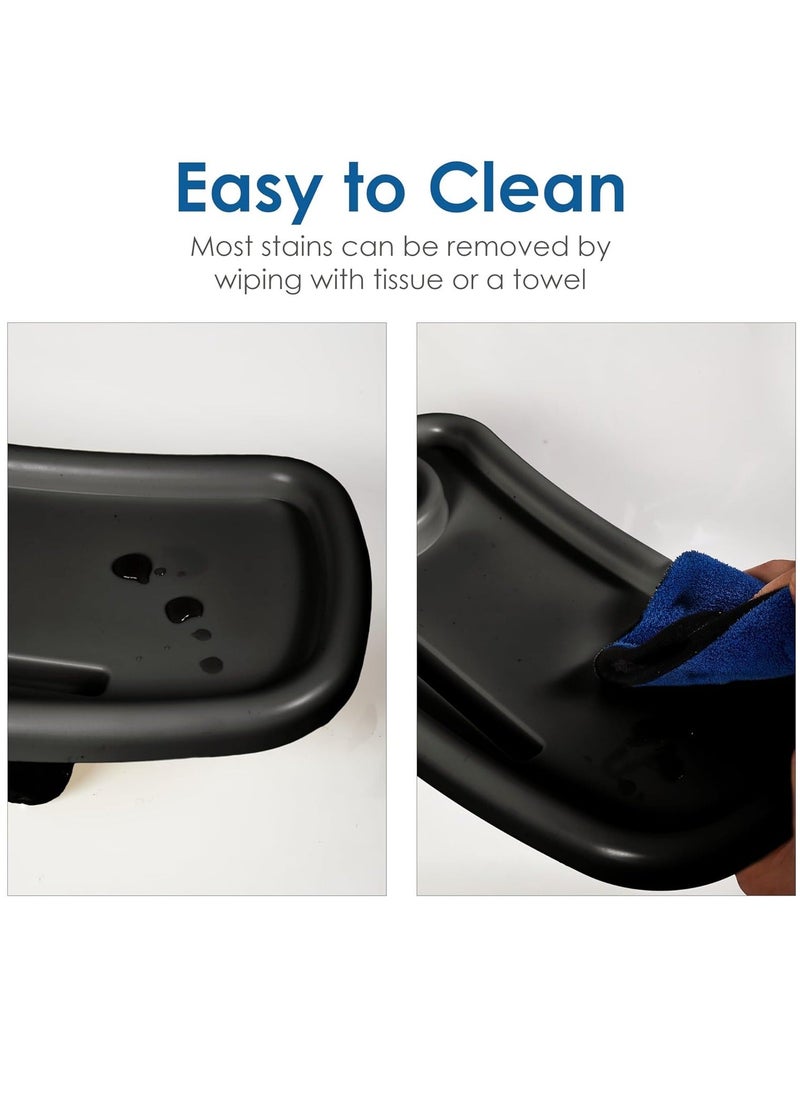 Generic - 3 in 1 Universal Stroller Snack Tray, Universal Snack Tray with Cup Holder Phone Holder for Stroller, Non Slip Clip Firmly Grip Stroller Bar, Stroller Tray for Watch Video On The Go - Image 1