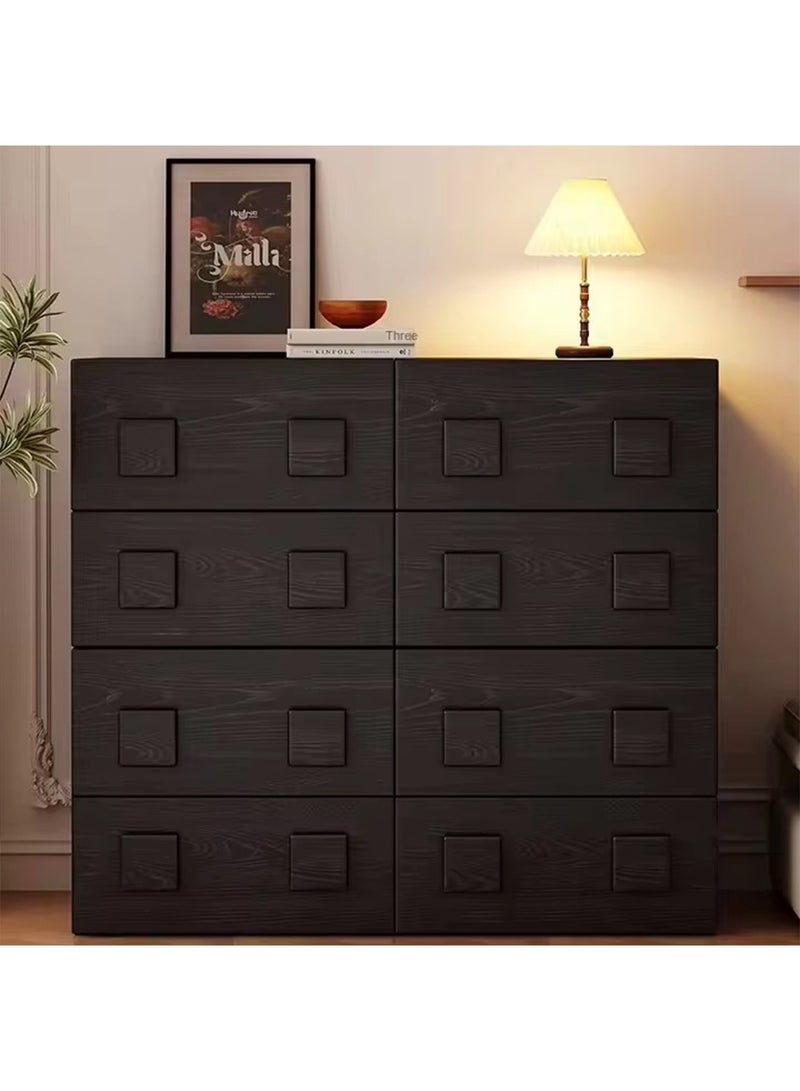 LIMOS Large Bedside Cabinet With 2 Drawers Wooden Unique Design Anti Bowing Organiser Cabinet For office Home Bedroom  - Image 2