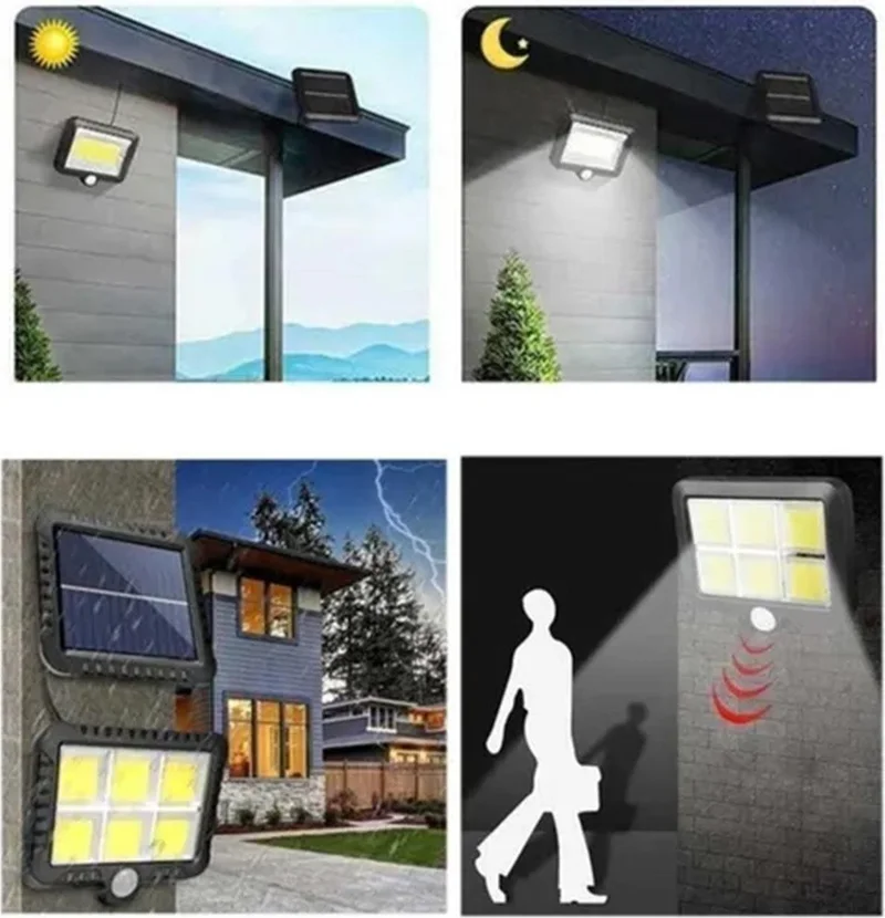 Pikas Motion Sensor Solar LED 6-Segment Without Remote DG1332
