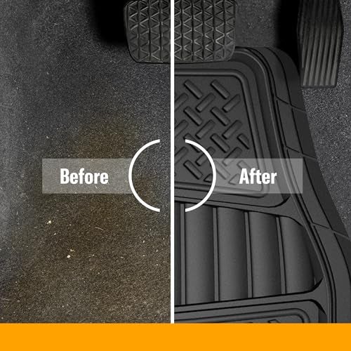 Armor All 2-Piece Truck Floor Mats, Heavy-Duty All-Weather Mats for Trucks — Black - Image 2