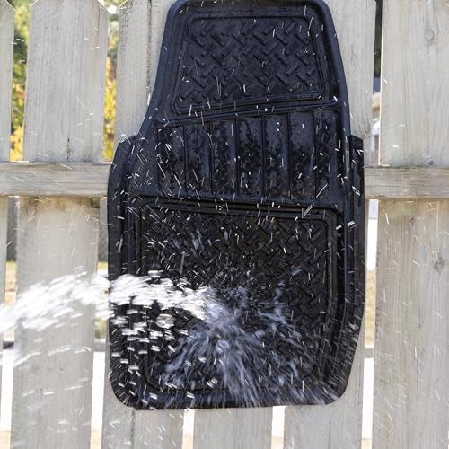 Armor All 2-Piece Truck Floor Mats, Heavy-Duty All-Weather Mats for Trucks — Black - Image 4