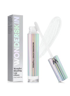 Wonderskin WONDER BLADING Top Gloss - Clear Lip Gloss, High Shine Finish, Hydrating Lip Gloss, Lip Makeup (Clear Shine)