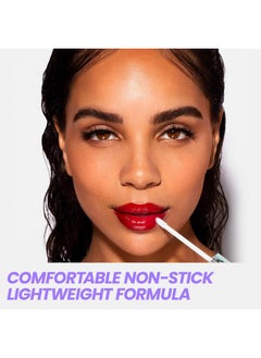 Wonderskin Wonderskin WONDER BLADING Top Gloss - Clear Lip Gloss, High Shine Finish, Hydrating Lip Gloss, Lip Makeup (Clear Shine)  - Image 3