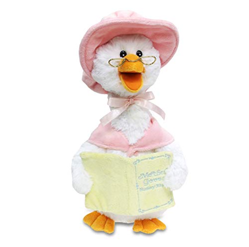 Cuddle Barn – Mother Goose Animated Stuffed Animal Reads Nursery Rhymes, 14” - Image 1