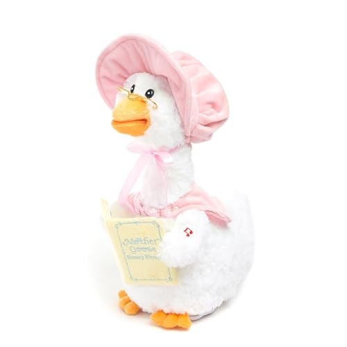 Cuddle Barn – Mother Goose Animated Stuffed Animal Reads Nursery Rhymes, 14” - Image 5