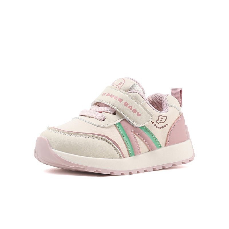 Cute Cartoon Duck Toddler Sneakers Lightweight Baby First Walker Shoes Rice noodles