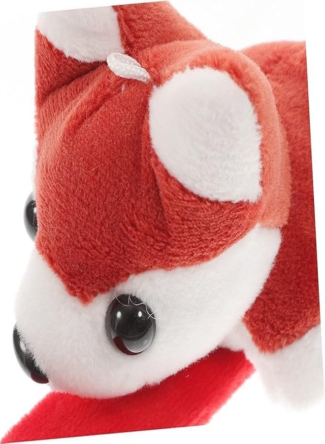 El Regalo Kids Rakhi - Cute Animal Plush Slap Band Rakhi for Boys & Girls | Panda, Shark, Dinosaur & More with Roli Chawal & Rakshabandhan Card | Fun Cartoon Soft Slap Bands for Children (husky puppy Red) - Image 5