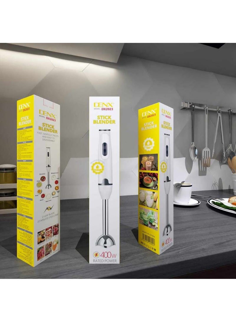 دينكس خلاط يدوي كهربائي متعدد الأغراض بمقبض مريح وقبضة ثابتة للاستخدام المريح وسهولة الخلط بقوة 400 واط - Image 3