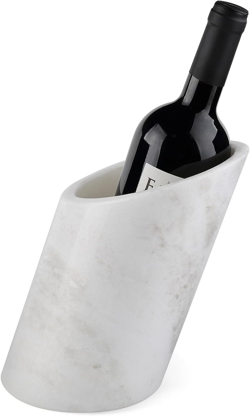 BCS Marble Wine Bottle Chiller - Versatile Wine Chillers for Bottles - Applicable to Kitchen Utensil Holder/Makeup Brush Holder/Pen Holder for Desk That Also Serve as Lamp Shade - Image 1