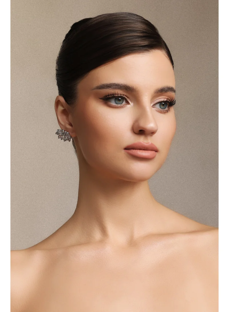 Bella Barnett Vla Flower Diamond Earrings
