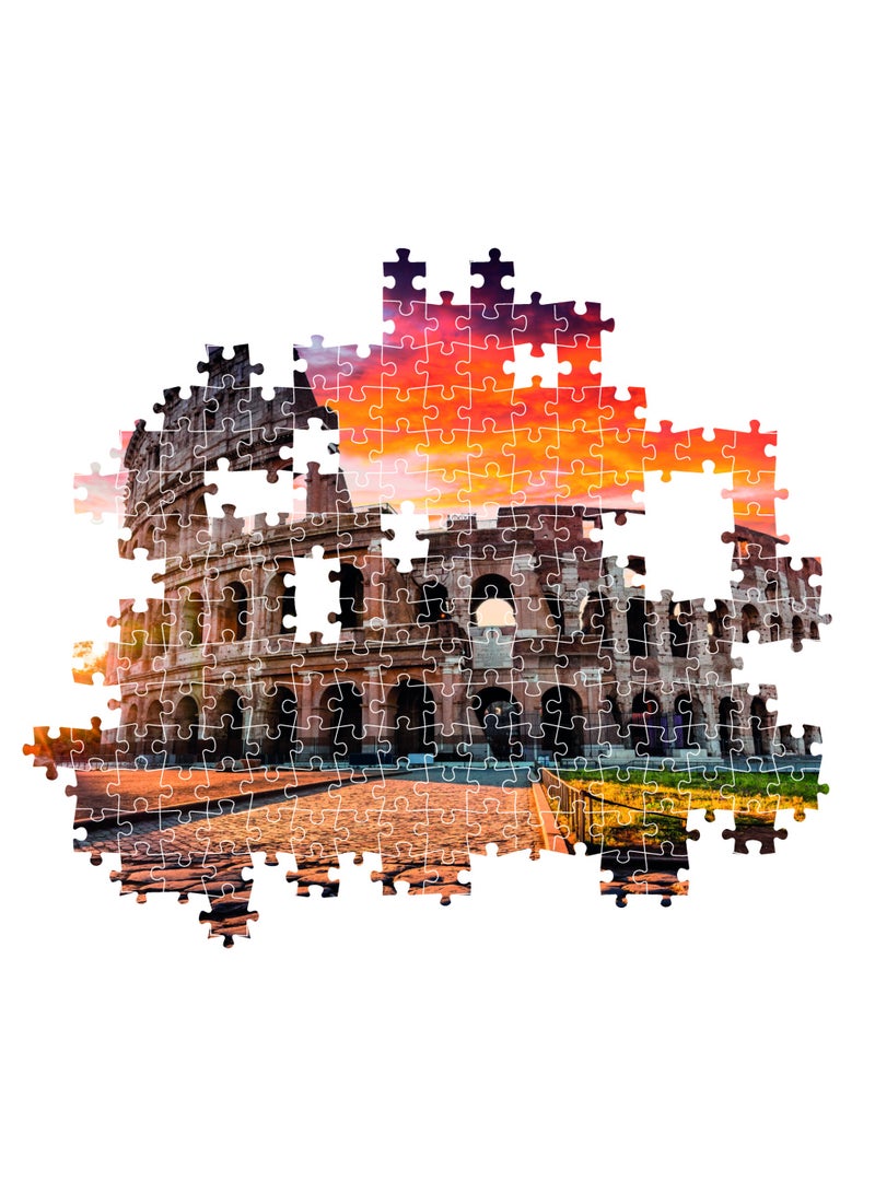 Clementoni Puzzle HQC Roman Sunset + Poster 1000-Pieces | Jigsaw Puzzle | Puzzle for Adults | Challenging Puzzle | Perfect for Stress Reliever and Puzzle Lovers | Made in Italy - Image 2