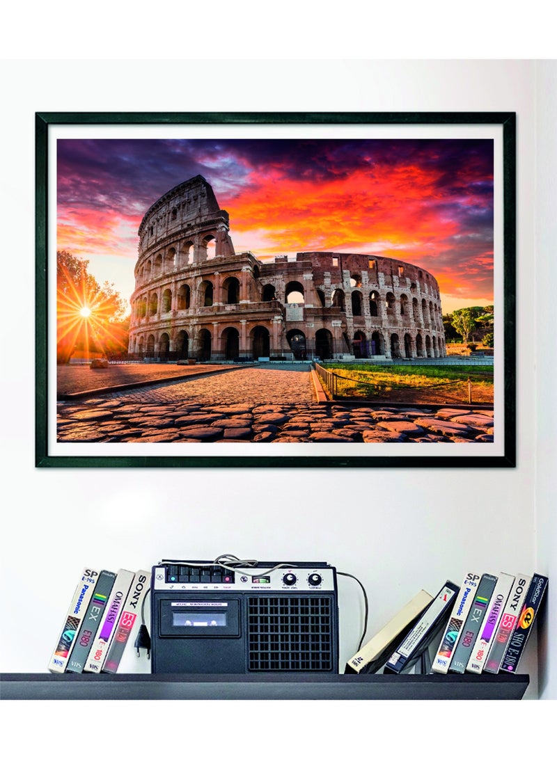 Clementoni Puzzle HQC Roman Sunset + Poster 1000-Pieces | Jigsaw Puzzle | Puzzle for Adults | Challenging Puzzle | Perfect for Stress Reliever and Puzzle Lovers | Made in Italy - Image 4