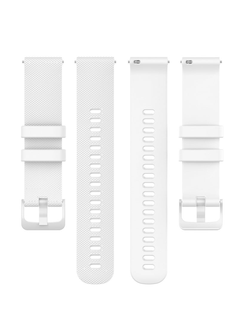 FITME Classic Silicone Band For Galaxy Watch 3 / Galaxy Watch 4 / Galaxy watch 5 / Galaxy watch 5 pro / Galaxy watch 6 / Galaxy watch 7 (20mm) - Image 3