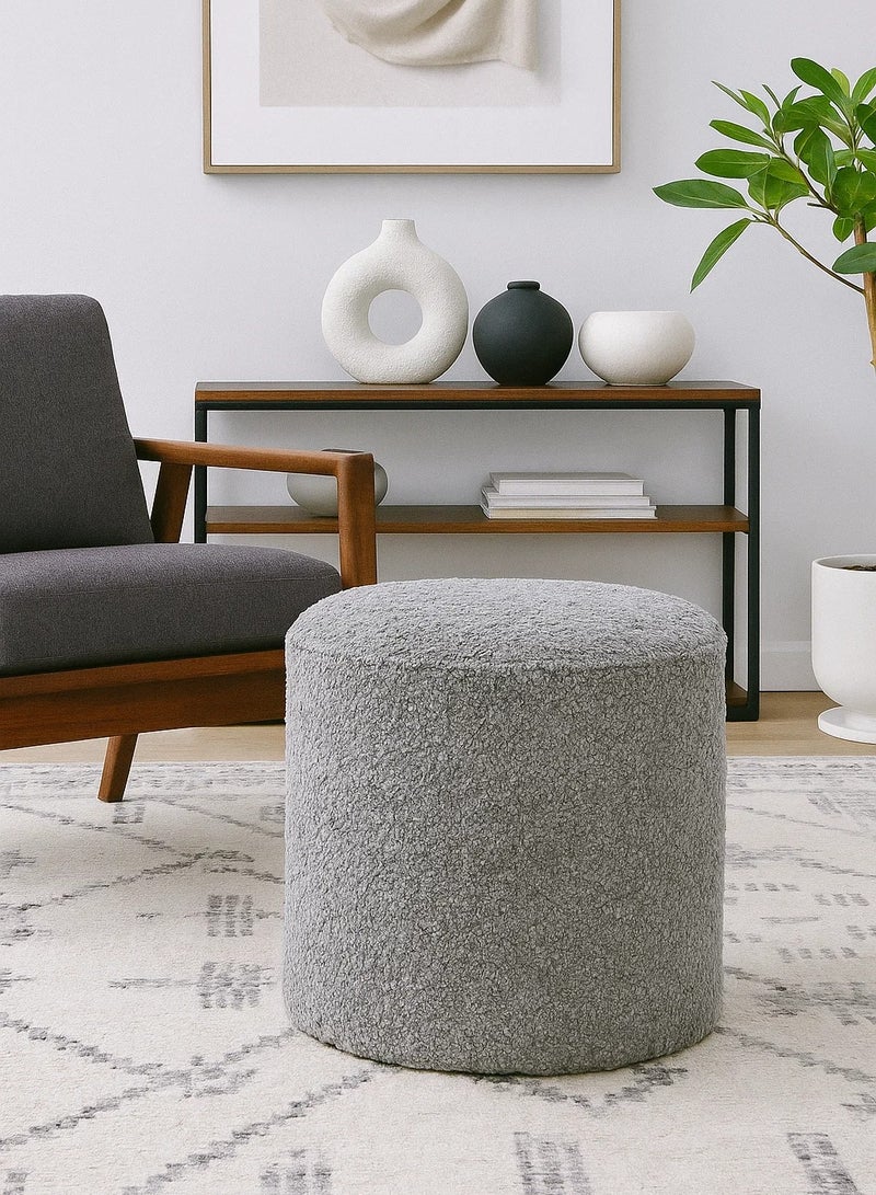 لوفت بودنغ، بوف، 42×42×41 سم، قماش، رمادي D028/EDS18 - Image 5