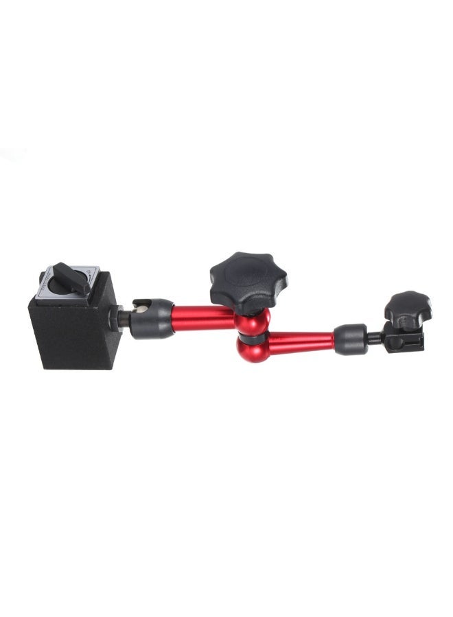 NIBEMINENT Magnetic Base Flexible Bracket Tool With Double Adjustable Pole Red/Black 13.5cm  - Image 3