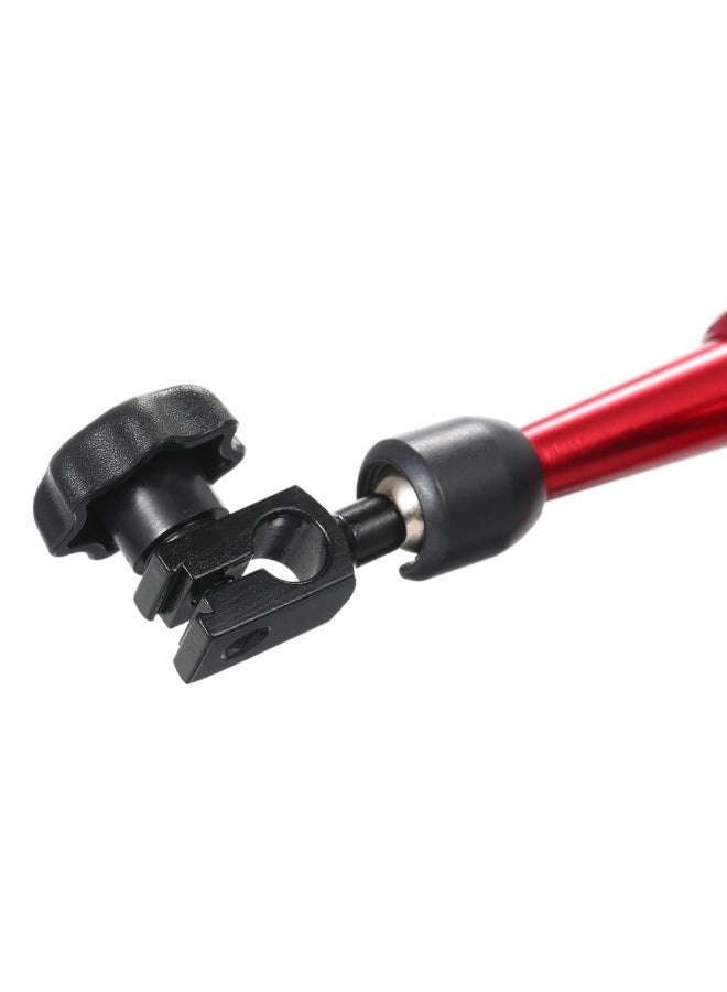 NIBEMINENT Magnetic Base Flexible Bracket Tool With Double Adjustable Pole Red/Black 13.5cm  - Image 5