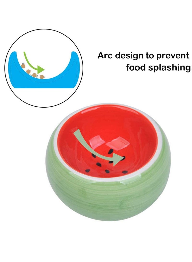 Hamster Bowl 3-Piece Set: Ceramic Food and Water Bowls for Small Animals like Syrian Hamsters, Rabbits, Gerbils, Hedgehogs, and Sugar Gliders. Perfect Feeding Solution! - Image 2