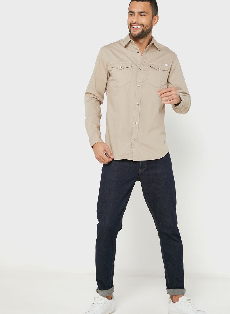 JACK & JONES Casual Denim Regular Fit Shirt - Image 4
