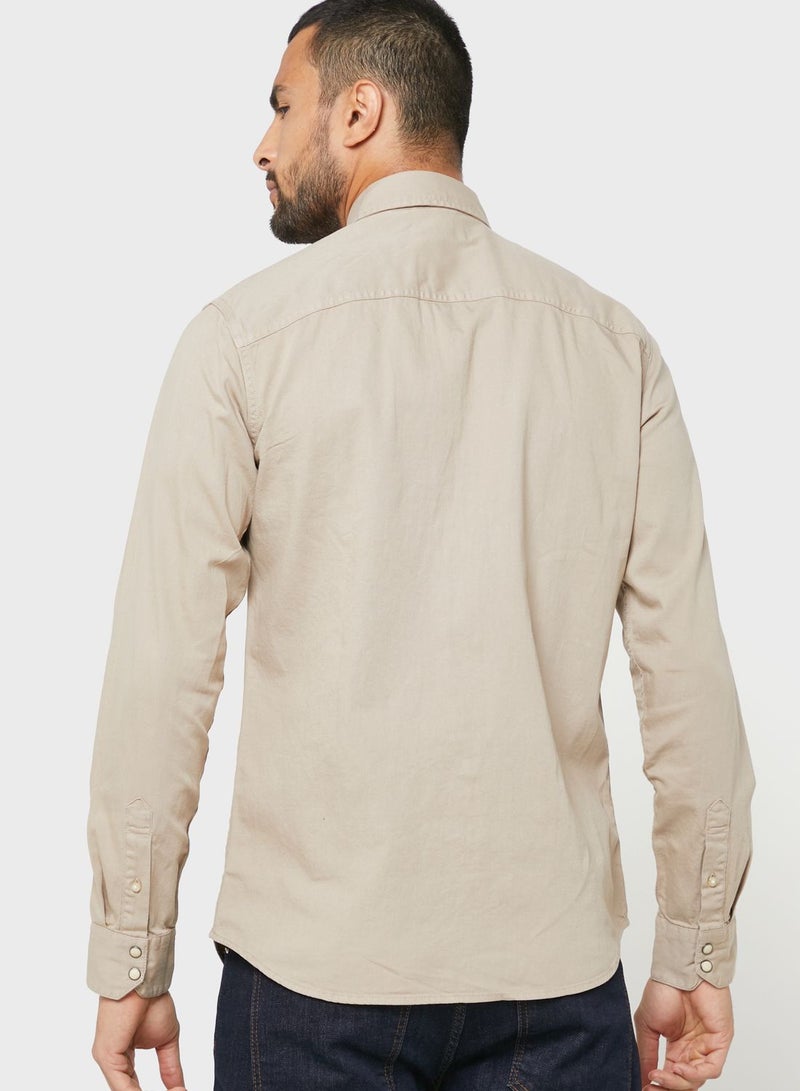 JACK & JONES Casual Denim Regular Fit Shirt - Image 2
