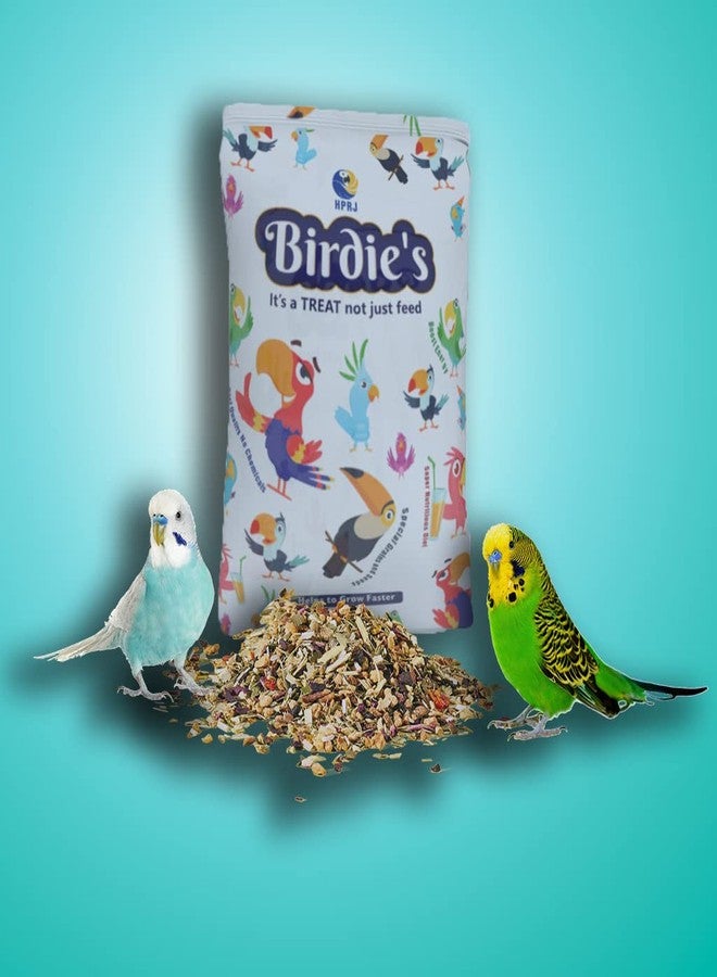 BIRDIE'S مجموعة بذور دوار الشمس من بيردي، 1 كجم + 1 كجم من البذور المختلطة للطيور الصغيرة (طيور الحب والببغاوات الأسترالية)، خالية من المواد الكيميائية، طبيعية 100%، معتمدة من قبل الأطباء البيطريين - Image 5