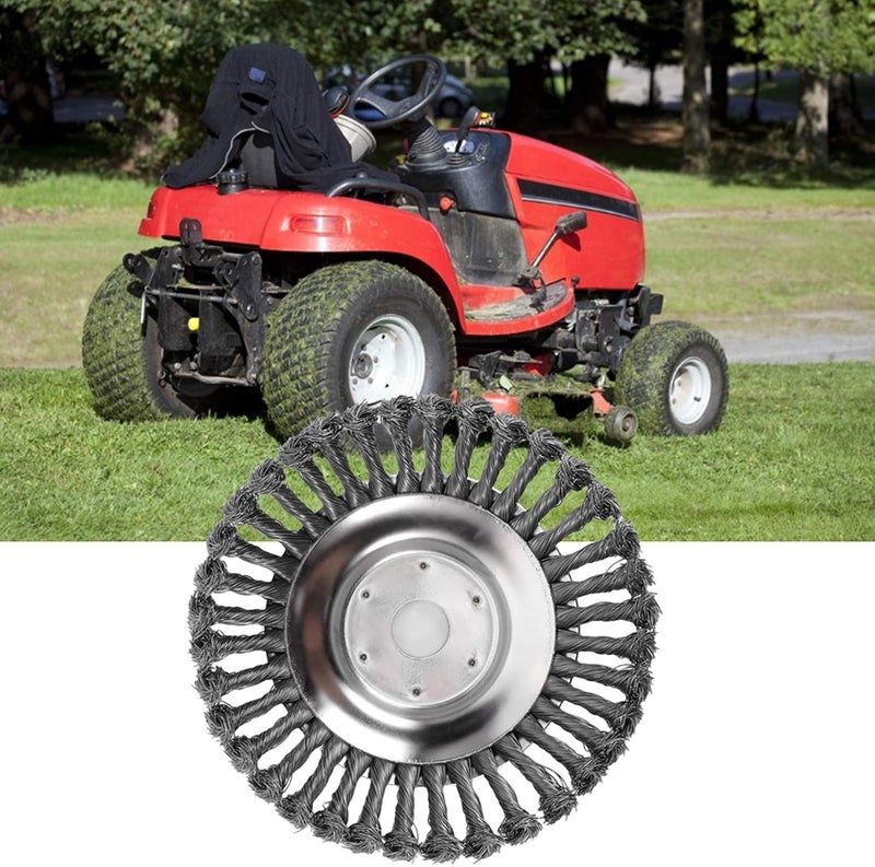 woobles Derusting Weeding Wheel, 8 Inch Weeding Wheel, Grass Strimmer Head, Great Workmanship Courtyard for Dust Removal Weeding Garden- - Image 2