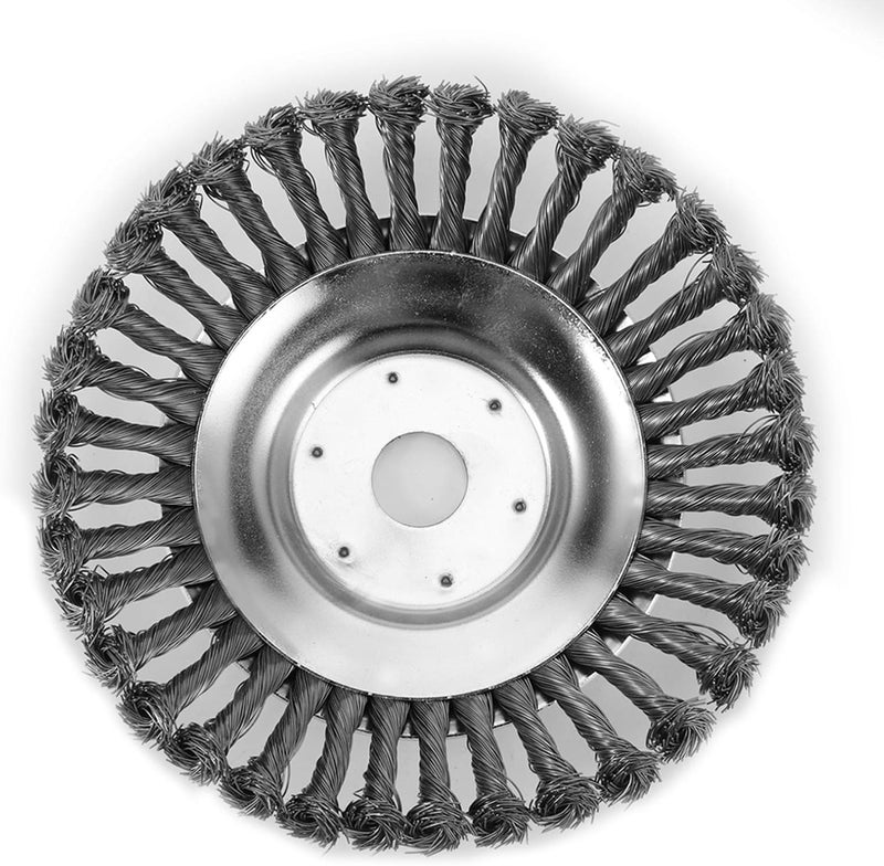 woobles Derusting Weeding Wheel, 8 Inch Weeding Wheel, Grass Strimmer Head, Great Workmanship Courtyard for Dust Removal Weeding Garden- - Image 1