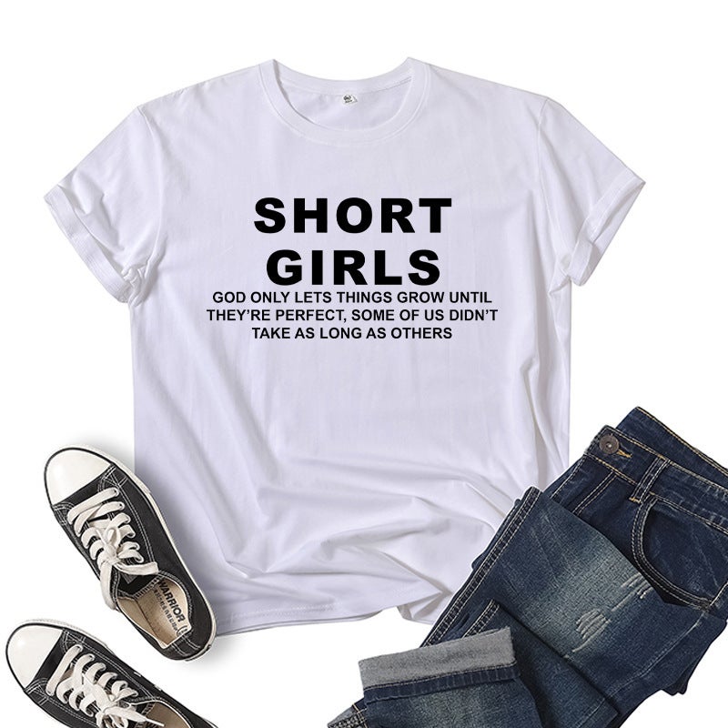 Short Printed Short Sleeve T-Shirt Men'S And Women'S Jacket Summer Loose Leisure - Image 1