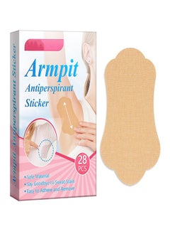 Elaimei Underarm Sweat Absorption Patch, 28 Pieces, Beige  - Image 1