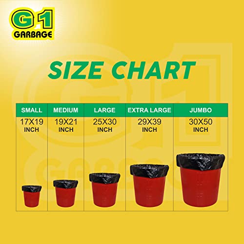 G1 G 1 Plastic Garbage Bags | Medium | Black | 19X21 Inch | Buy 10 Packs Get 12 Packs | 300 + 60 = 360 Pcs | Dustbin Trash Waste Dustbin Disposable Covers | 48 X 54 Cm, 360 Count - Image 5