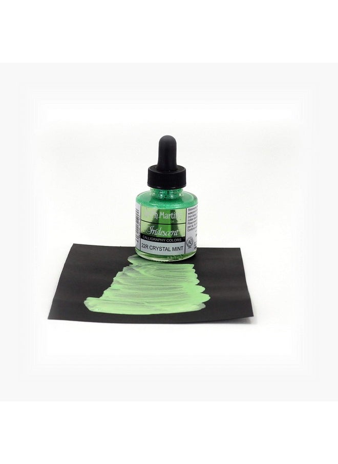 Dr. Ph. Martin's Iridescent Calligraphy Color (22R) Ink Bottle, 1.0 oz, Crystal Mint, 1 Bottle - pzsku/Z021720CFC56528C97FFFZ/45/_/1736426649/9168faf3-c9a1-4ef9-bb74-528cca98ade0