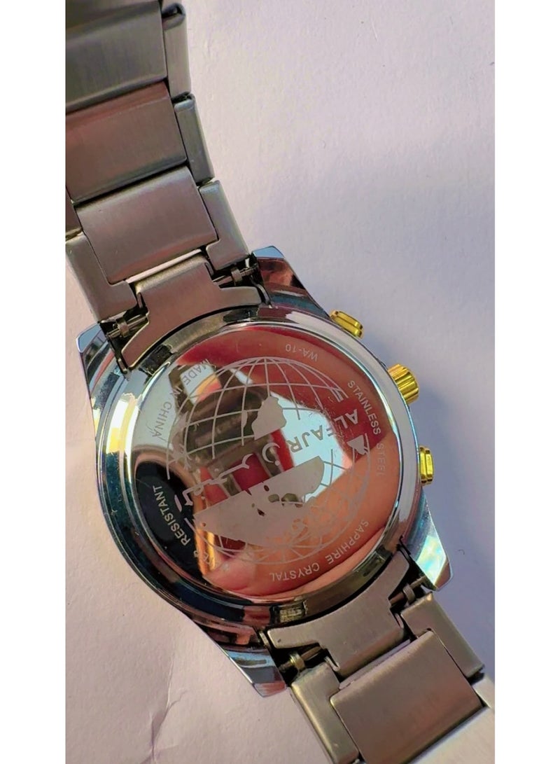 Alfajr Luxury ALFAJR WA-10 Two-Tone Islamic Prayer Watch – Pre-Owned (Look Like Brand New) | Swiss Made - Image 4