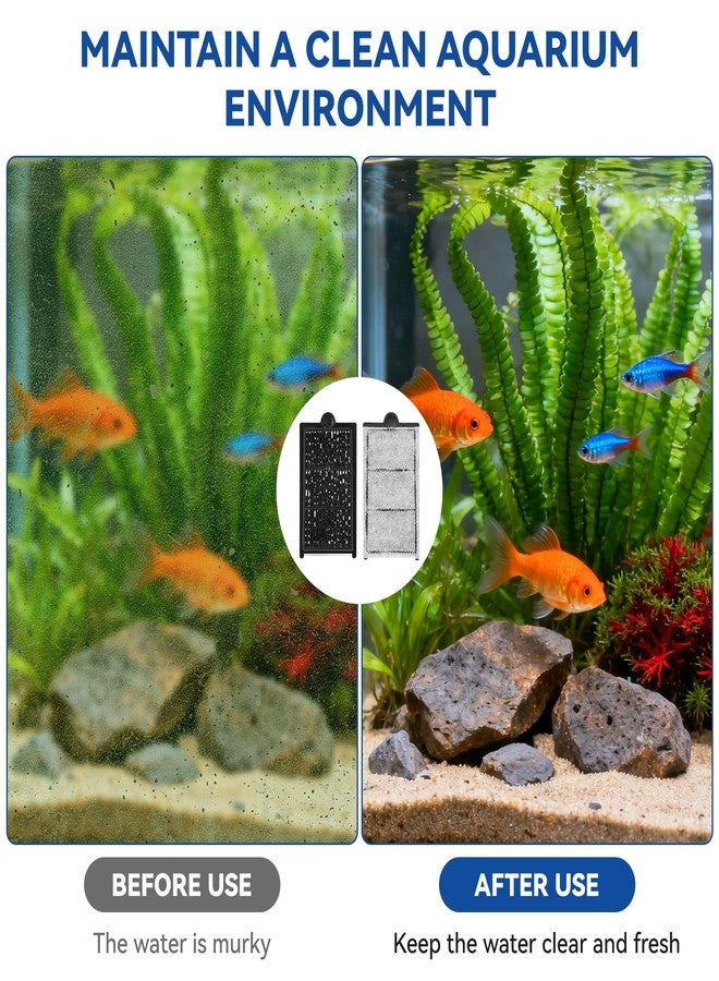 عبوة من قطعتين من خراطيش الكربون البديلة لأحواض أسماك Aquatop Pisces، متوافقة مع جميع موديلات Pisces، بما في ذلك PCS-5G وPCS-3G وPCS-5GB وPCS-5GC، سهلة التركيب - PCS-RCI - Image 5