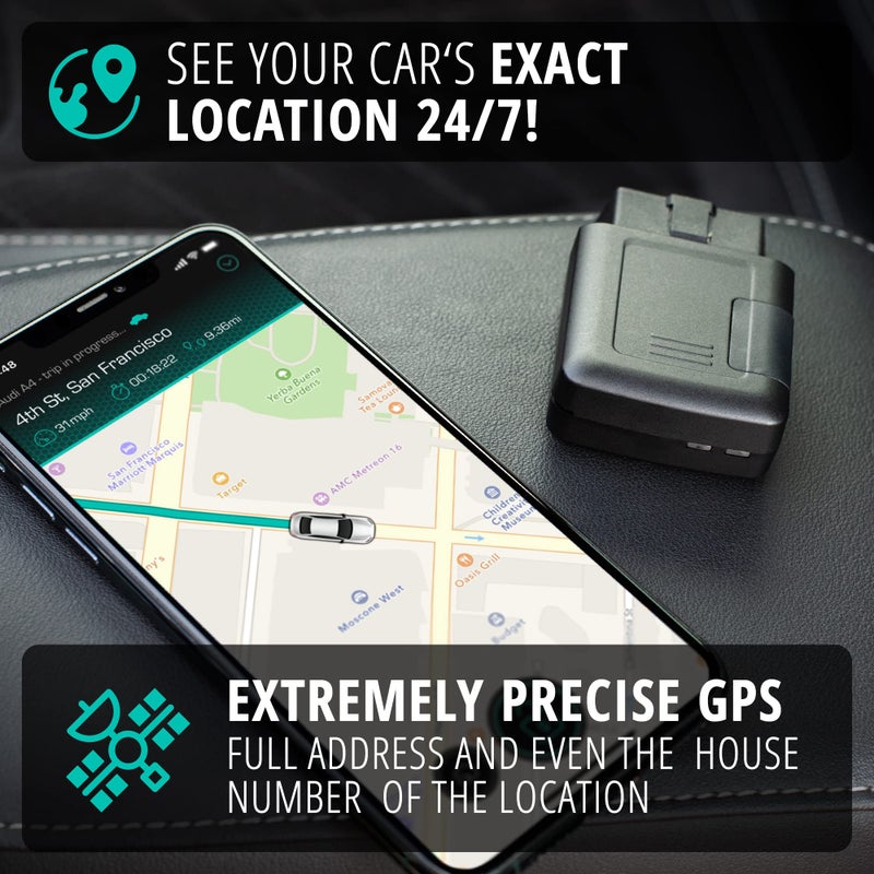 CARLOCK Anti Theft Car Device - Real Time 4G Car Tracker & Car Alarm System. Comes with Device & Phone App. Tracks Your Car in Real Time & Notifies You Immediately of Suspicious Behavior.OBD Plug&Play - Image 4