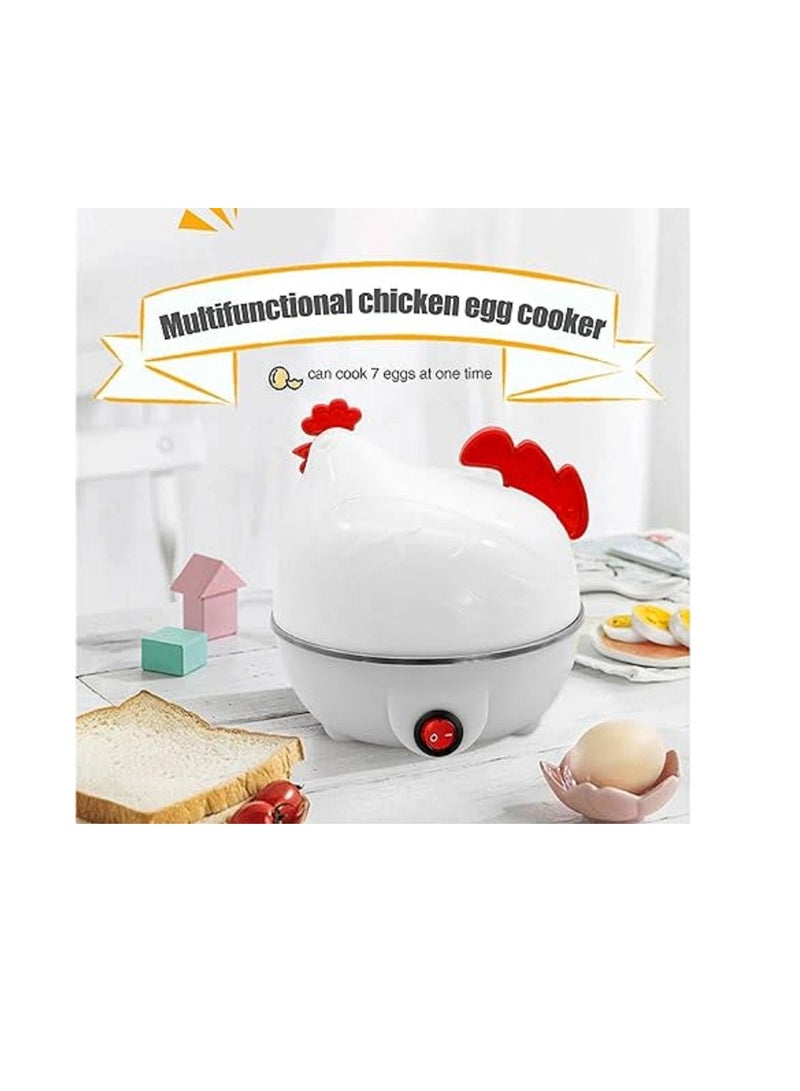 Hen Shaped Electric Egg Cooker White  - Image 4