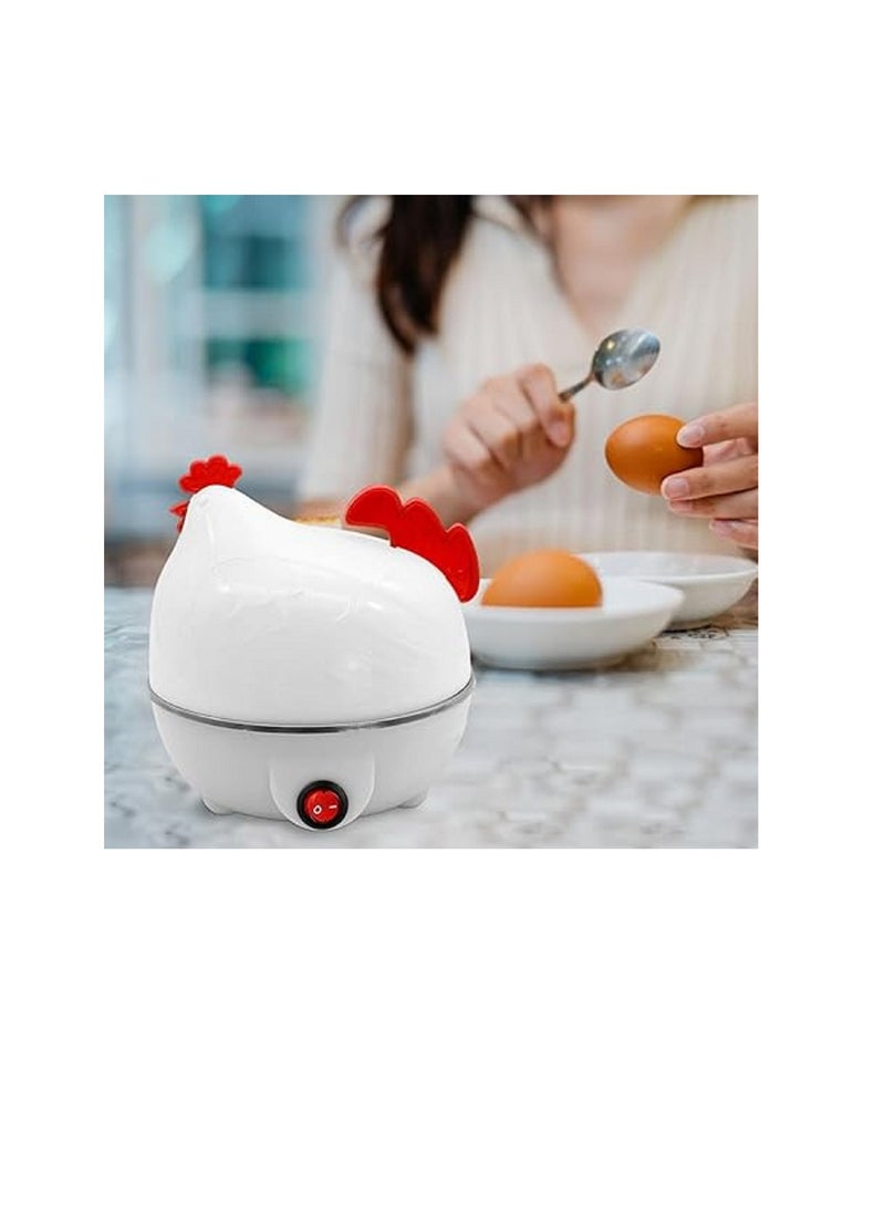Hen Shaped Electric Egg Cooker White  - Image 2