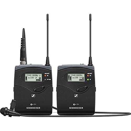 Sennheiser EW 112P G4-A Portable Wireless Lavalier Microphone System | ME 2-II Omni Clip-On Mic | Rugged Bodypack Transmitter| Ideal for Filmmaking, Interviews, DSLR Video & Broadcast - Image 1