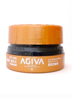 Agiva Maximum Control Style Styling Wax for Men Brown 155 ml  - Image 1