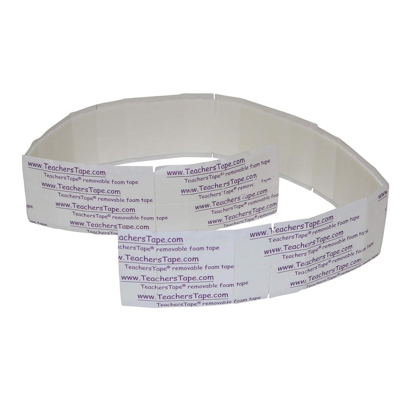 DuraGo Teachers Tape™ Bulk Pack (2000 Pieces per roll), Double-Sided Removable Foam Tape for Wall Mounting - Image 4
