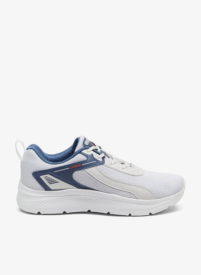 CAMPUS Men’s White Lace-Up Sports Shoes – Modern Dual-Tone Look Shoes with Airy Comfort Fit - Image 1