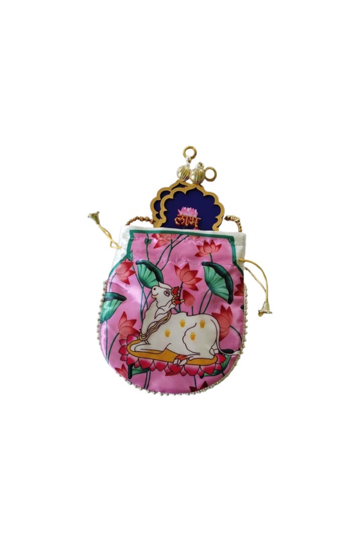 ديكور حائط ديوالي من خشب الآس، ديكور حائط، ديكور ديوالي / هدية ديوالي (مقاس 20 سم) (مجموعة من قطعتين) مع وعاء. - Image 2