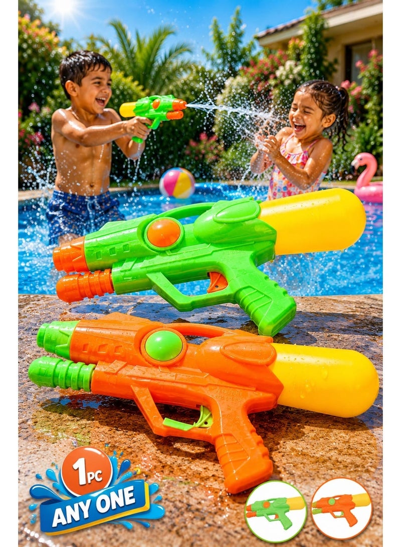Kids Water Gun Toy – High Capacity Water Blaster for Outdoor Summer Pool & Beach Fun (1 Pc, Random Color) - Image 2