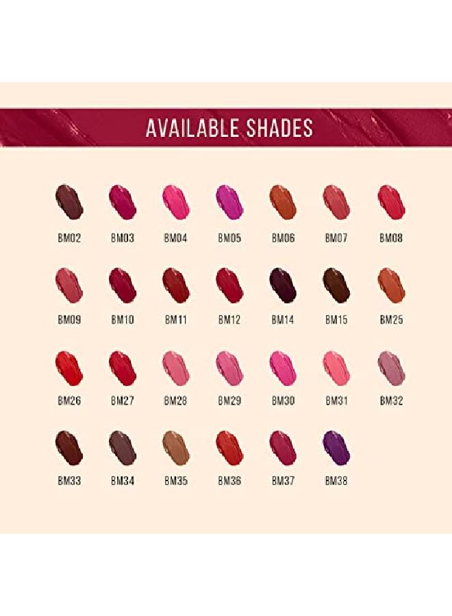 Lotus Makeup Makeup Ecostay Butter Matte Lip Color Carnation Pink Pink 4 G - Image 5