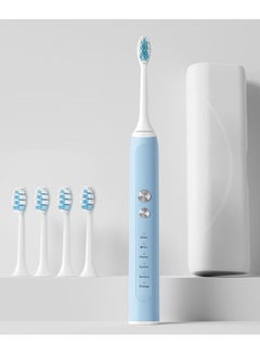 NKX Electric Toothbrush Super Soft Waterproof Teeth Cleaning Artifact Battery Powered With 4 Different Heads  - Image 1